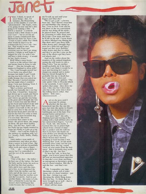 Top Of The Pops 80s: Janet Jackson Smash Hits Article 1987