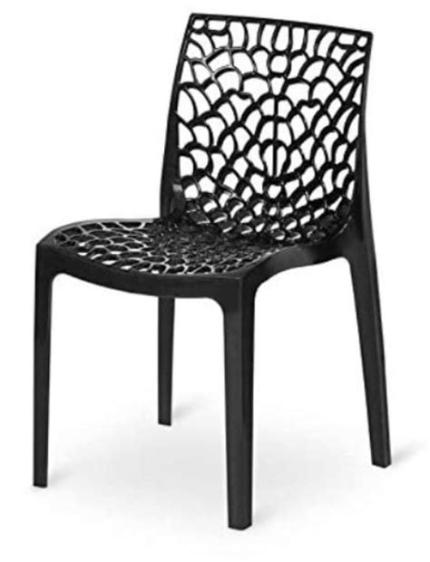 Goyal steel & furniture Plastic Web Designer Chair Outdoor Without Arm ...