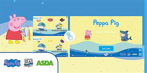 FREE! - Peppa Pig Sorting Game | Cleaner Seas Project | Twinkl