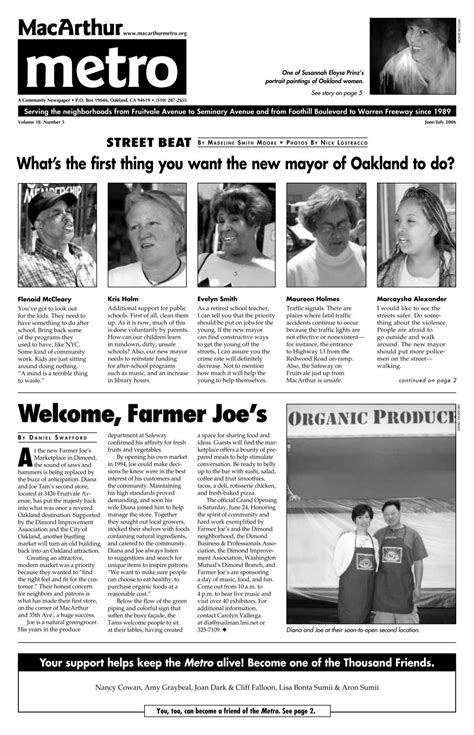 Welcome, Farmer Joe's - MacArthur Metro