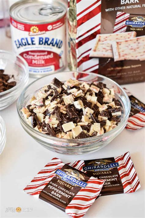 Peppermint Bark Ice Cream (No-Churn) | Stress Baking