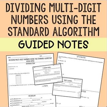 Image result for Fluently Divide Multi-Digit Numbers Using the Standard Algorithm