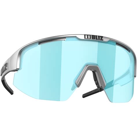 Bliz Matrix Bril - Matt Black / Coral With Blue Multi | BIKE24