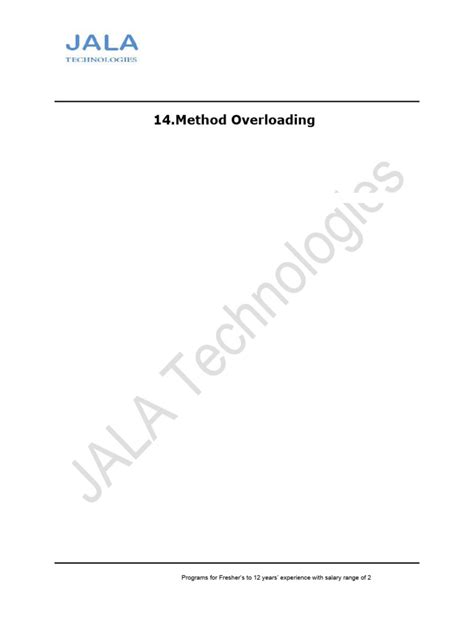 Image result for Method Overloading Personal Information