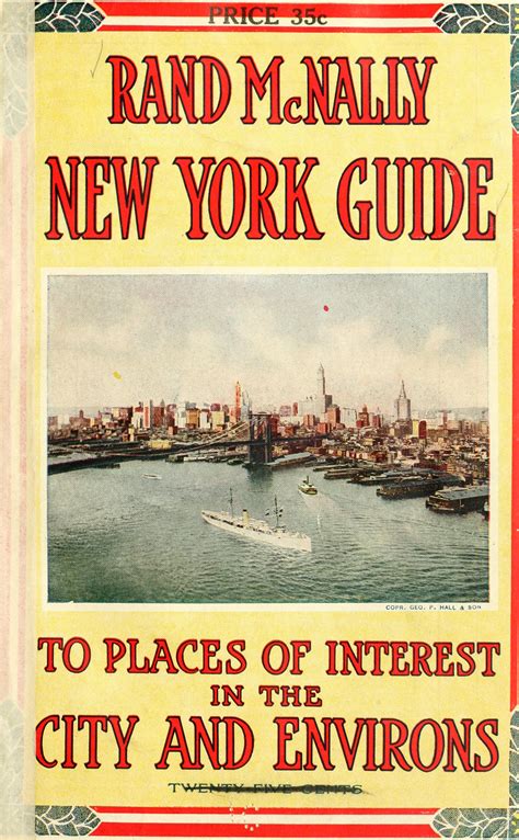 Rand, McNally New York guide to the city and environs, with map and ...