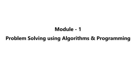 Image result for Module in Problem Solving