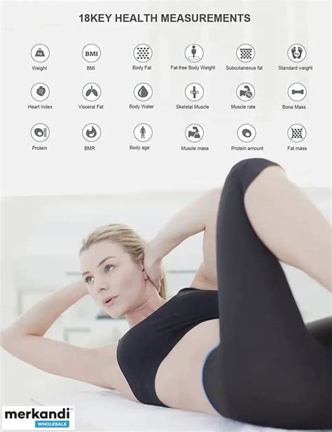 Scales for Body Weight Body Fat Scale with 8 Electrodes Digital Scales ...