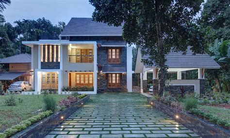 4 bedroom 3,100 sqft by Orange Interiors N Architecture in Kadayirippu ...