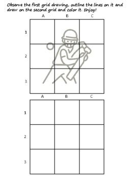 29 England Easy Grid Drawing Activities, England Art Sub Plan, Grid Art ...