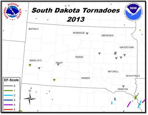 South Dakota Tornadoes - 2013