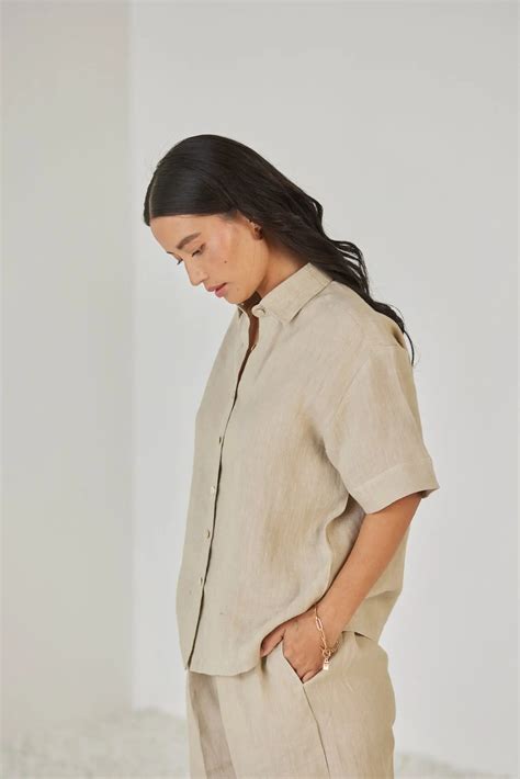 Oasis Linen Flax Co-ord Set – SanctuaryLiving