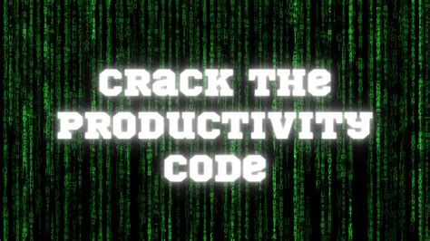 Code of Productivity 的图像结果