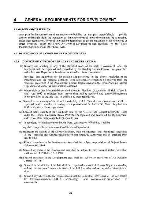 Gujarat Development Control Regulations | PDF