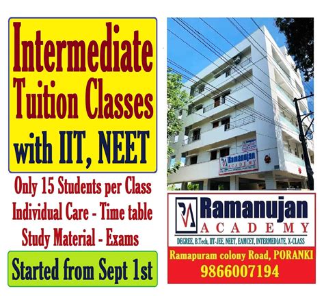 Ramanujan Academy in Poranki,Vijayawada - Best Tutorials For Class IX ...