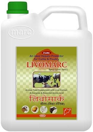 MARC REAL GOLD Livomarc Syrup 5Ltr –| Veterinary Supplement with ...