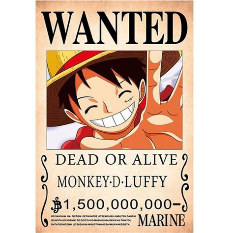 Monkey D Luffy Wanted Posters – Sanji Wanted Poster – YOFR