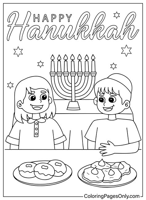 40+ Hanukkah Coloring Pages - Free Printable PDF & Online Coloring