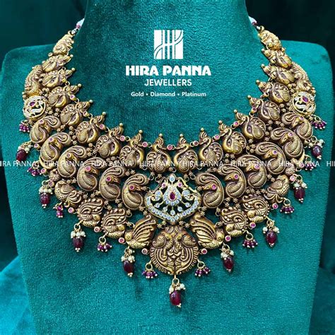 Antique Ruby Nakshi Neckwear – Hirapanna Jewellers