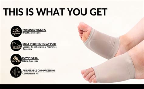 Buy Kotszr Gel Arch Support Set - Soft Silicone Clear Reusable Arch ...