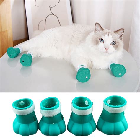Eisoary 4Pcs Cat Claw Covers Fastener Tape Anti-shedding Exquisite Anti ...