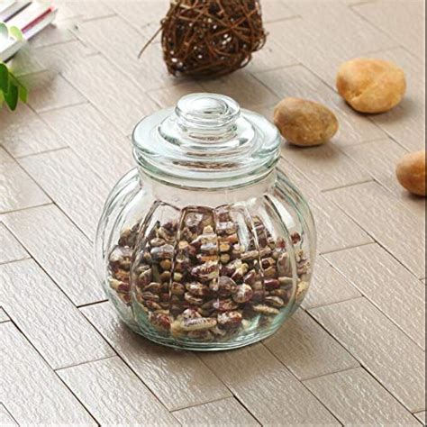 Buy Incrizma Glassware Glass Pumpkin Jar With Lid - 1800 ml, 1 Pieces ...