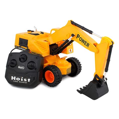 MiniBazaarr Construction Loader Wired Excavator Truck Toy Construction ...