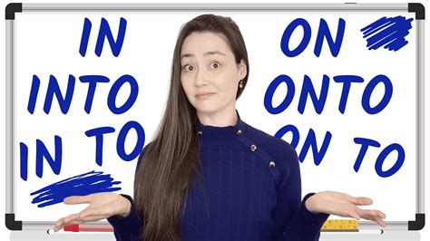 In vs. Into vs. In to vs. On vs. Onto vs. On to - What's the difference? - Arnel's Everyday English