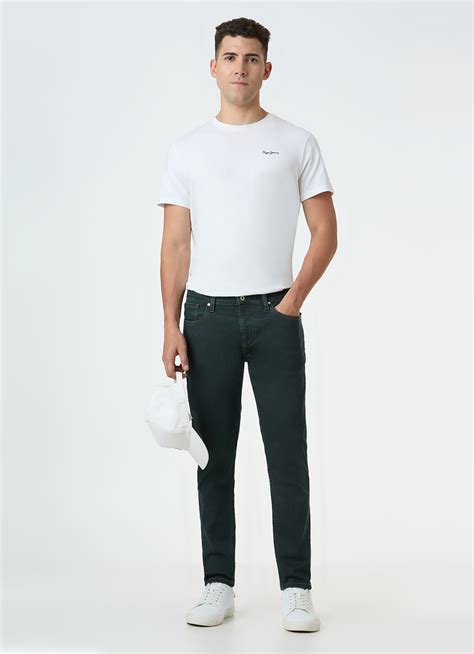 Men Blue Skinny Fit Ankle-length Jeans | Pepe Jeans India
