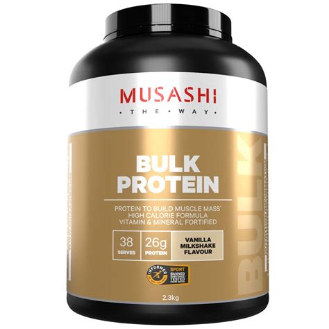 Musashi Bulk Protein Powder 2.3kg Vanilla | Costco Australia