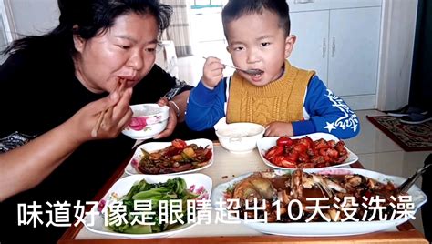 6元钱宝妈做4个大菜，龙虾，回锅肉，生菜，红烧鱼，儿子只吃鱼_哔哩哔哩_bilibili