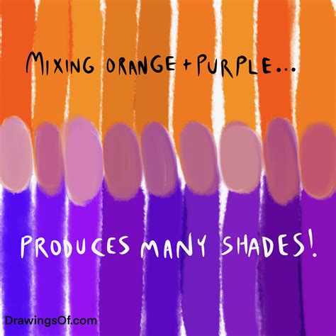 What Do Orange and Purple Make When Mixed? - Drawings Of...