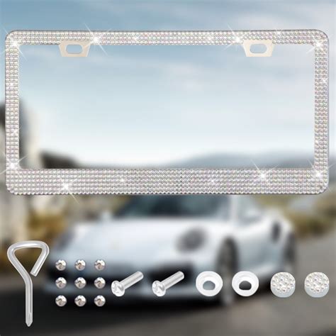 Image result for Custom Bling License Plate Frames