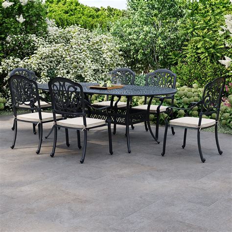 Garden Furniture | Premium Furniture Cast Aluminium Outdoor Dining Set ...