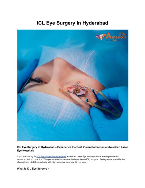 PPT - ICL Eye Surgery In Hyderabad | American Laser Eye Hospitals PowerPoint Presentation - ID ...