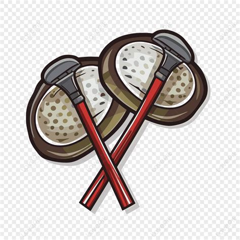 Golf Sticks And Golf Balls Cartoon Vector Clipart,sticker PNG ...