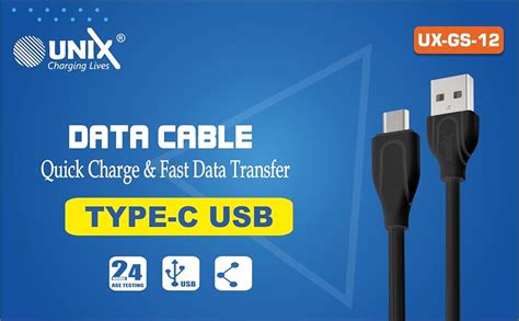 Unix Quick Charge & Fast Data Transfer 1 m Micro USB Cable (Compatible ...