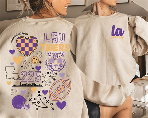 Tigers Game Day Sweatshirt | Sweatshirts, Lsu outfits, Spirit shirts