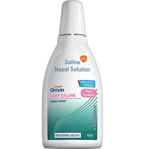 Otrivin Baby Saline 0.74%W/V Nasal Spray 10ml Price, Uses, Side Effects ...
