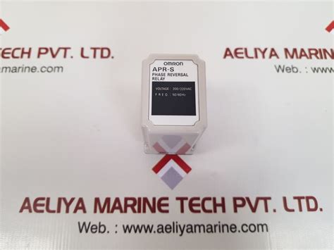 Omron apr-s phase reversal relay – Aeliya Marine Tech