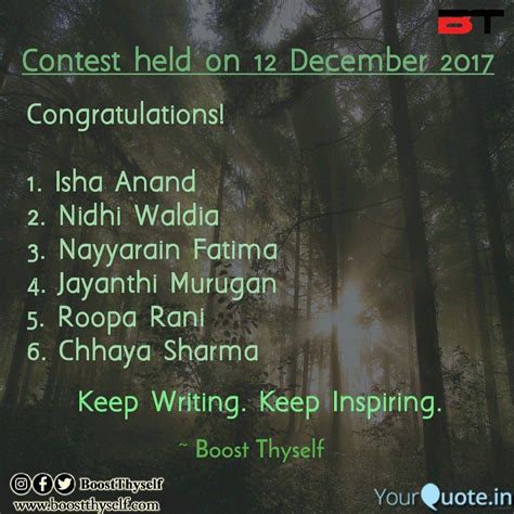 ~ Boost Thyself | Quotes & Writings by Boost Thyself | YourQuote