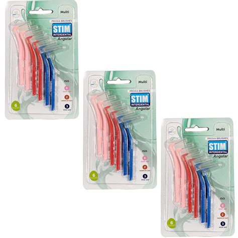 DR. DENTAIDS Stim Proxa L Angular Interdental Brush (Pack Of 3),Adult ...