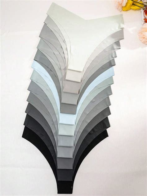 12pcs Ladies Seamless Solid Color Underwear | SHEIN USA
