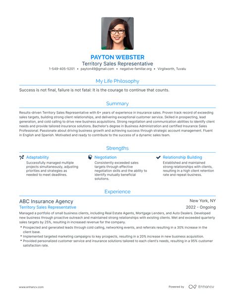 3 Successful Territory Sales Representative Resume Examples And Writing Tips for 2024