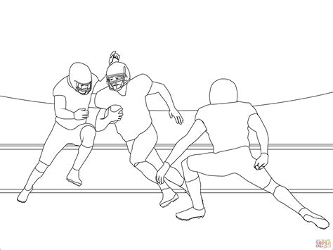 American Football coloring page | Free Printable Coloring Pages