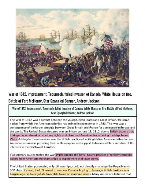 The War of 1812: Causes, Key Events, and Its Lasting Impact (HIST101 ...