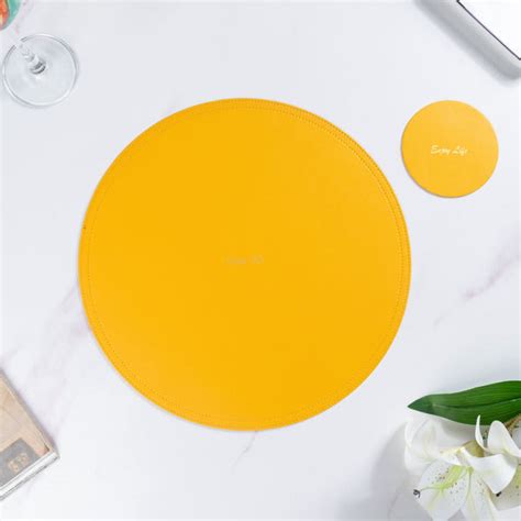 Round Mat And Coaster Set Online - Premium Table Mat | Nestasia