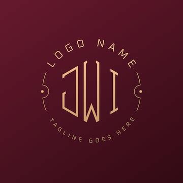 Luxury jwi logo design elegant letter jwi monogram logo minimalist ...