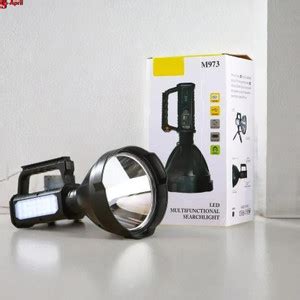 Shamsa A405 M973 ZOOMABLE METAL LED TORCH)5 Modes Flashlight, Super ...