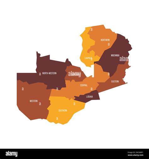 Zambia Political Map