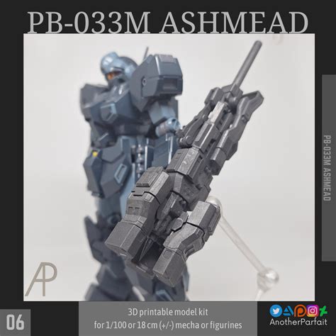 3D file PB-033M ASHMEAD CUSTOMIZE WEAPON EQUIPMENT FOR GUNDAM / FRAME ...